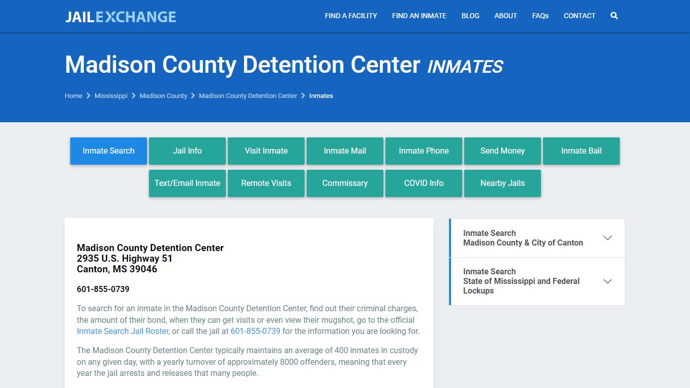 Madison County Jail Inmates | Arrests | Mugshots | MS